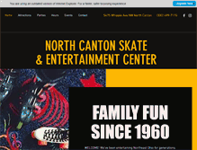 Tablet Screenshot of northcantonskatecenter.com